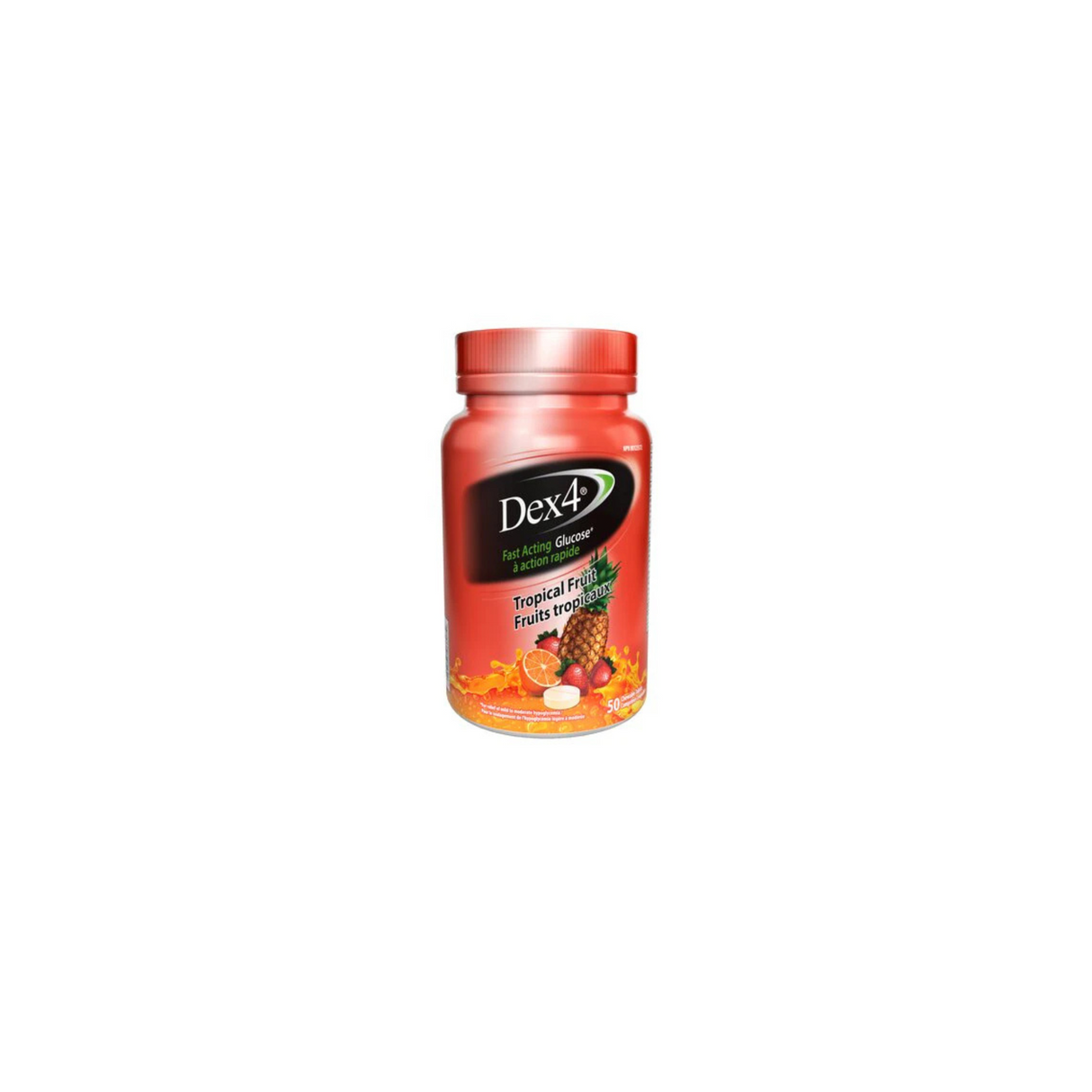 Bouteilles de comprimés de glucose Dex4 (50 comprimés)