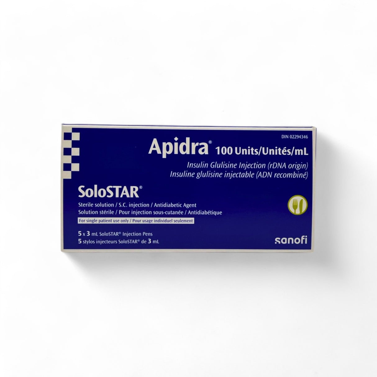 Apidra Prefilled Pens 5 x 3ml