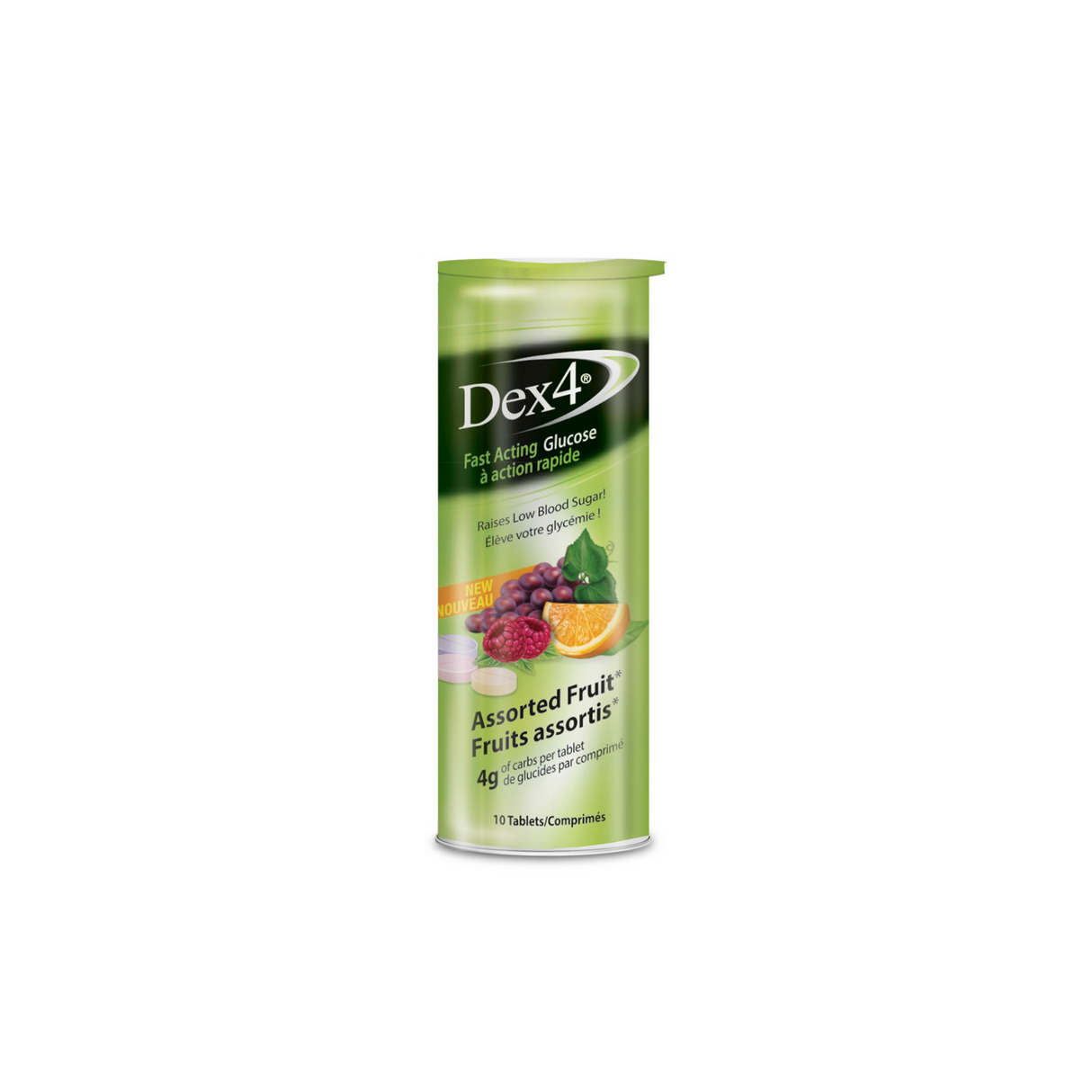 Dex 4 saveur de fruits assortis