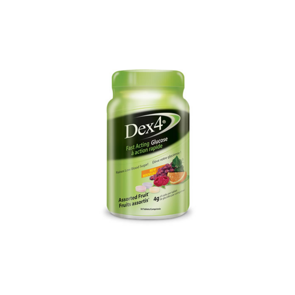 Dex 4 saveur de fruits assortis