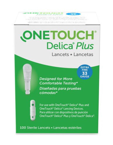 OneTouch Delica Plus 33G, 100/bx