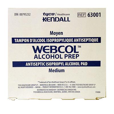 Webcol Alcohol Wipes